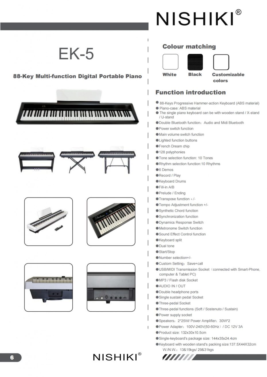 NISHIKI EK-5 Digital Piano